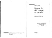 book Economia dell’unione monetaria