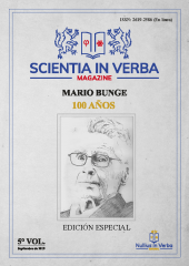 book SCIENTIA IN VERBA Septiembre 2019.  Homenaje a Mario Bunge.