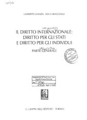 book Diritto internazionale. [1], Parte generale