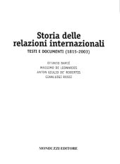 book Storia delle relazioni internazionali : testi e documenti : (1815-2003)