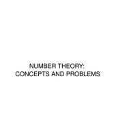 book Number Theory: Concepts and Problems