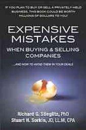 book Expensive mistakes when buying & selling companies: ... and how to avoid them in your deals