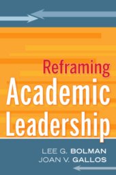 book Reframing Academic Leadership