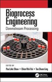 book Bioprocess engineering: downstream processing