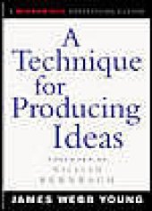 book A Technique for Producing Ideas