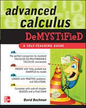 book Advanced calculus demystified: a self-teaching guide