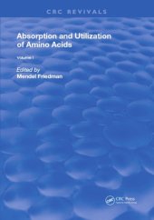 book Absorption and utilization of amino acids. Volume I