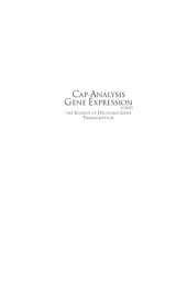 book Cap-analysis gene expression (CAGE): the science of decoding genes transcription