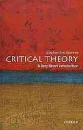 book Critical Theory_A Very Short Introduction