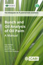 book Bunch and oil analysis of oil palm: a manual