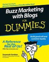 book Buzz Marketing with Blogs for Dummies