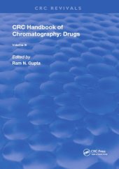 book CRC Handbook of Chromatography: Drugs, Volume III