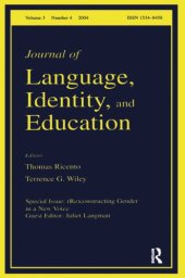 book (Re)constructing gender in a new voice: a special issue of the Journal of language, identity, and education