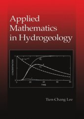 book Applied mathematics in hydrogeology