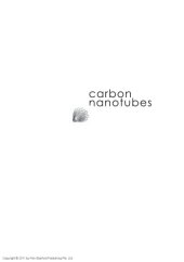 book Carbon Nanotubes: From Bench Chemistry to Promising Biomedical Applications