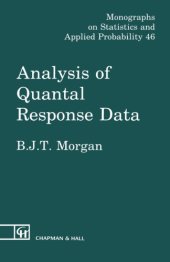 book Analysis of Quantal Response Data