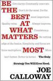 book Be the best at what matters most: the only strategy you will ever need