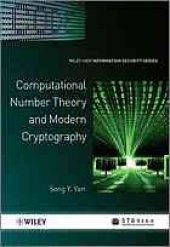 book Computational Number Theory and Modern Cryptography