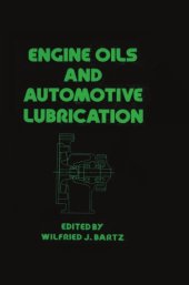 book Engine oils and automotive lubrication