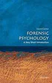 book Forensic Psychology: A Very Short Introduction