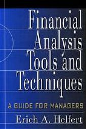 book Financial Analysis Tools and Techniques