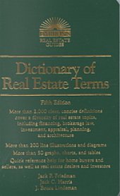 book Dictionary of real estate terms