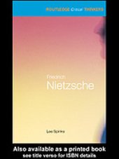 book Friedrich Nietzsche (Routledge Critical Thinkers)