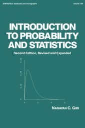 book Introduction to probability and statistics