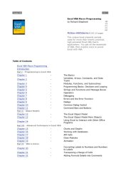 book Excel VBA macro programming