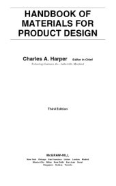 book Handbook of materials for product design