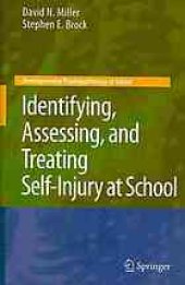 book Identifying, assessing, and treating self-injury at school