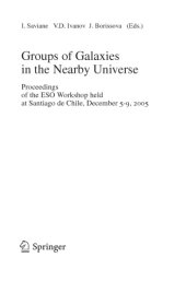 book Groups of Galaxies in the Nearby Universe: Proceedings of the ESO Workshop held at Santiago de Chile