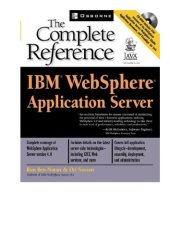 book IBM WebSphere Application Server: the complete reference