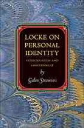 book Locke on personal identity: consciousness and concernment