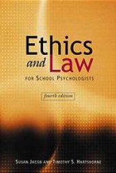 book Ethics and Law for School Psychologists