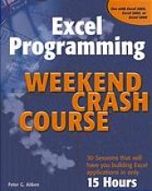 book Excel programming