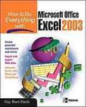 book How to do everything with Excel 2003