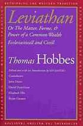 book Leviathan: Or The Matter, Forme, & Power of a Common-Wealth Ecclesiasticall and Civill (Rethinking the Western Tradition)