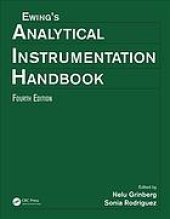 book Ewing's analytical instrumentation handbook