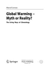 book Global Warming - Myth or Reality?: the Erring Ways of Climatology