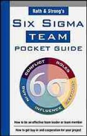 book Rath & Strong's Six Sigma team pocket guide