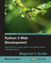 book Python 3 Web Development Beginner's Guide