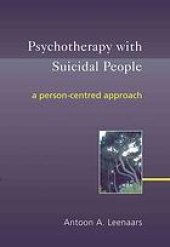 book Psychotherapy with suicidal people: a person-centred approach