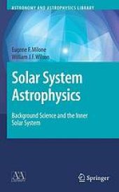 book Solar system astrophysics