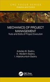 book Mechanics of project management nuts and bolts of project execution