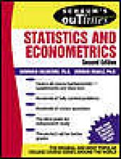 book Schaum's outline of theory and problems of statistics and econometrics