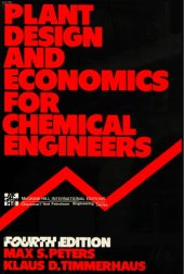 book Plant design and economics for chemical engineers