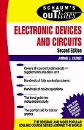 book Schaum's Outline of Electronic Devices and Circuits