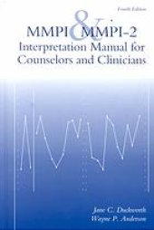 book MMPI & MMPI-2: interpretation manual for counselors and clinicians