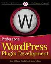 book Professional WordPress Plugin Development